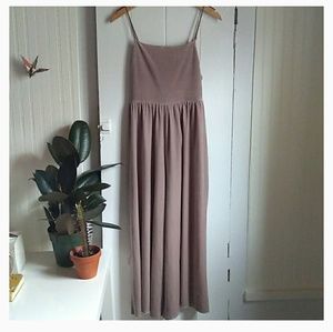 Grey Velvet Jumpsuit